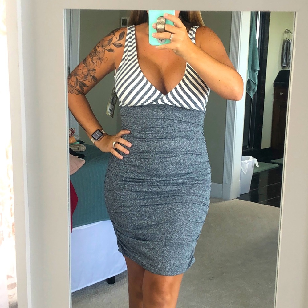 New ruched dress